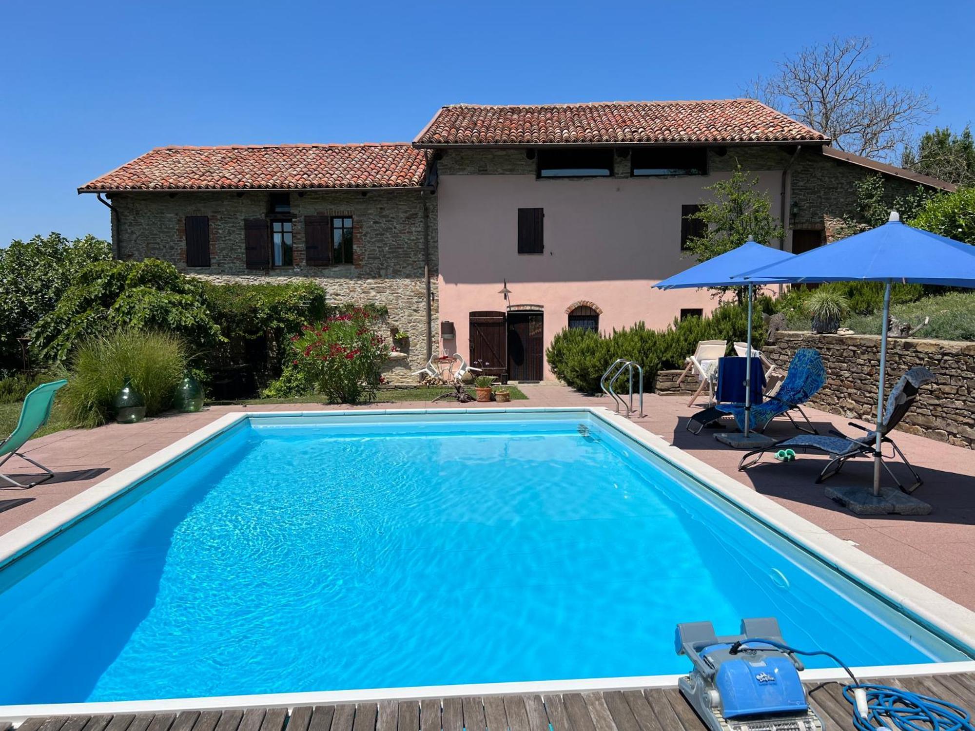 Villa Rustico Im Piemont Mit Panorama Clavesana Exterior foto